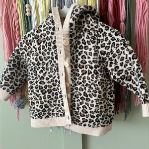 Leopard jacket with ears